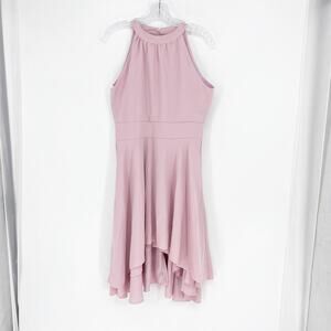 Lyaner Sleeveless Halter Fit & Flare Dress Size Medium